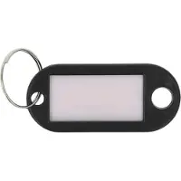 Westcott Porte-clés noir, 100 pcs, Noir