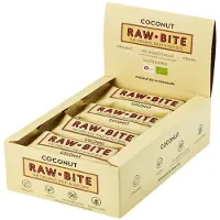 Rawbite RAW BITE Bio Barres Noix de coco 12x50 g Barre