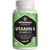 Vitamaze Complexe de vitamine K hautement dosé, gélules végétaliennes, 120 gélules