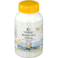 WARNKE Bétaïne HCl 650 mg gélules, 120 gélules