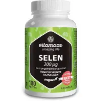 Vitamaze GmbH Vitamaze Sélénium 200 ug comprimés végétaliens à haute dose, 180 comprimés