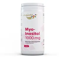 Vita World GmbH Myo-Inositol 1000 gélules pour soutenir la transmission des signaux nerveux, 120 gélules