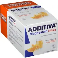 ADDITIVA Magnésium 375mg Sachets, 60 pcs. poudre
