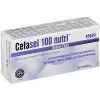Cefak KG Cefasel 100 nutri Sélénium en comprimés, 100 comprimés