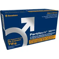 Gonadosan Distribution GmbH Fertilovit M Plus 90 gélules – Complément alimentaire pour homme – Zinc, Sélénium, Coenzyme Q10, L-Carnitine – Cure 45 jours