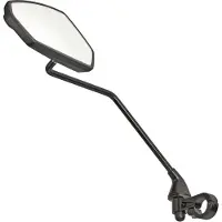 Ergotec M-77l 22.2 Mm Rearview Mirror Argenté