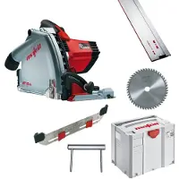 Mafell Scie plongeante MT 55 cc MaxiMAX dans le -MAX avec rail de guidage F 160 | 917614