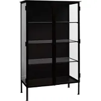 Nordal Armoire A/s Oregon | Fer Noir | 2 Portes | 6122