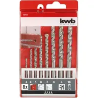 Ami 039800 drill bit Drill bit set 8 pc(s)