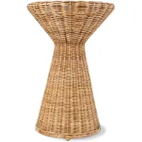 HK Living Table d'appoint haute en rotin