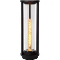 Lucide Lampe sur piédestal 50 cm Cadix IP65 noir