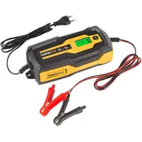 Powerplus Smart Charger 200ah 12v Jaune One Size / EU Plug 220V