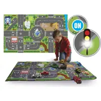 Kids Globe Tapis de circulation avec feux LED pour enfants 72x120 cm