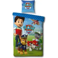 Paw Patrol Parure de lit - Douceur d'Intérieur - Microfibre - 200 x 140 cm - Bleu