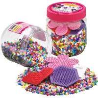 Hama Pot de 4000 perles et 3 plaques WDK