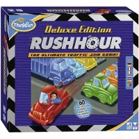 Ravensburger Rush Hour Deluxe - - Jeu de réflexion amusant - 60 défis, 5 niveaux - À partir de 8 ans