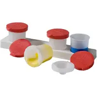 Creall Support avec pots anti-bonbons 320ml, 4pcs.