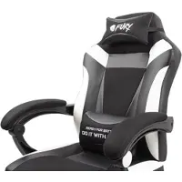 Fury Avenger M+ Universal gaming chair Padded seat Black White