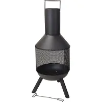 Huismerk Foyer ProGarden avec cheminée en métal, 116 cm