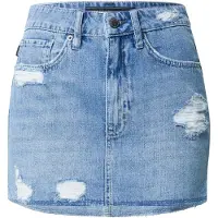 Superdry Vintage Denim Mini Skirt Bleu 28 Femme