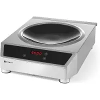 Hendi Wok à induction modèle 3500, Profi Line, Cuiseur à induction, 230V/3500W, 340x450x(H)130mm