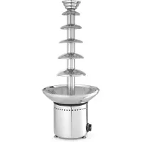 Hendi Fontaine à chocolat 6 niveaux Acier inoxydable 230V 300W, Fun Kitchen, Argent