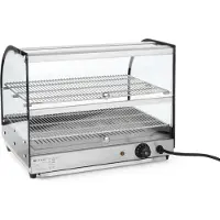 Hendi Présentoir de comptoir chauffé, individuel, noir, 220-240V/800W, 554x376x(H)311mm