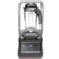 Hendi Mixeur numérique avec capot d'insonorisation, 2,5L, Noir, 220-240V/1680W, 250x300x(H)546mm