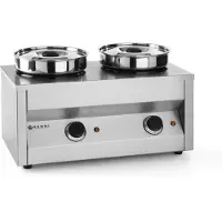 Hendi Bain Marie 2 pots avec couvercle