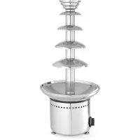 Hendi Fontaine à chocolat 5 niveaux Acier inoxydable 230V 265W, Fun Kitchen, Argent
