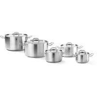 Hendi Casserole de restauration en acier inoxydable moyenne | 5 formats