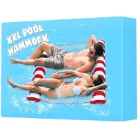 Mikamax Hammock-xxl Pool Air Mattress Rouge