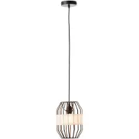 Brilliant Lampe suspendue Slope 23 cm noir avec couleur sable