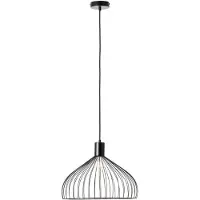 Brilliant Lampe , suspension Blacky 40 cm noir mat, 1 x A60, E27, 40 W, câble raccourcissable / hauteur réglable