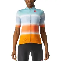 Castelli Dolce Short Sleeve Jersey Bleu L Femme