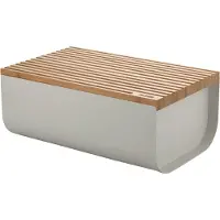 Alessi - BoãTe àPain Mattina Avec Planche àDãCouper Gris Clair - Gris