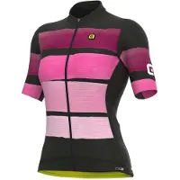 ALÉ Track Short Sleeve Jersey Rose M Femme