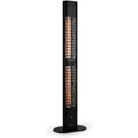 Blumfeldt Radiateur rayonnant - heat guru 3000 - Chauffage infrarouge - 3000w ip54 - extérieur - télécommande - noir