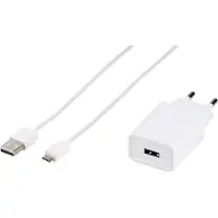 Vivanco Kit de recharge rapide Adaptive Charge, avec câble USB Type-C pour Samsung, 15 W (62146)