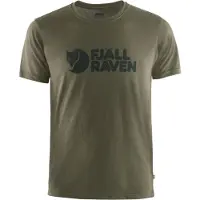 Fjällräven Logo Short Sleeve T-shirt Vert XL Homme