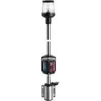 Osculati Tige de lampe fixation murale, noir 100 cm , 1 pièce
