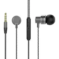 Lenovo HF118 Écouteurs intra-auriculaires en métal - noir