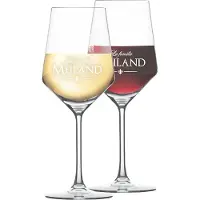 Ich-zapfe Verres à vin, verres à vin rouge - set de 6 - Allegra, 490 ml,