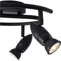 Lucide Applique LED avec interrupteur aluminium brossé, 2 flammes