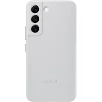 Samsung Galaxy S22 Back Cover Cuir Gris