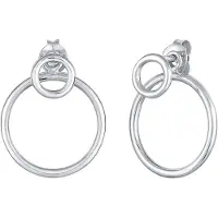 Elli Boucles d'oreilles argent