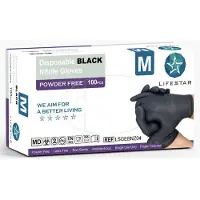 Merkloos Gants Nitrile Reflexx R78 Sans Poudre 100% Sans Latex 4gr Cat.3 100 Pièces M