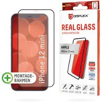 Displex Screenprotector Real Glass Full Cover voor de Apple iPhone 12 Mini