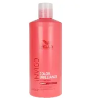 Wella Shampooing Invigo Color Brilliance 500ml cheveux colorés forts + pompe doseuse