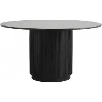 Nordal Table à manger Erie - noir